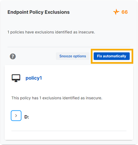 Fix policy exclusions.