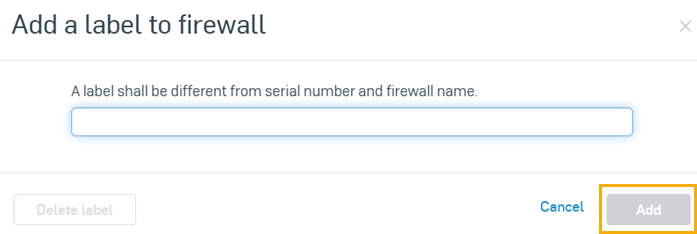Name firewall label