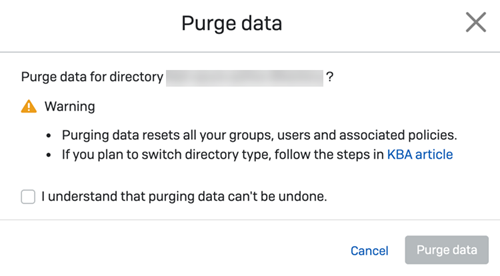 Google Directory purge data