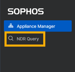 NDR Query in left menu.