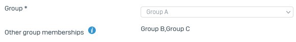 Other group membership for users