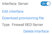 Download RED provisioning file.