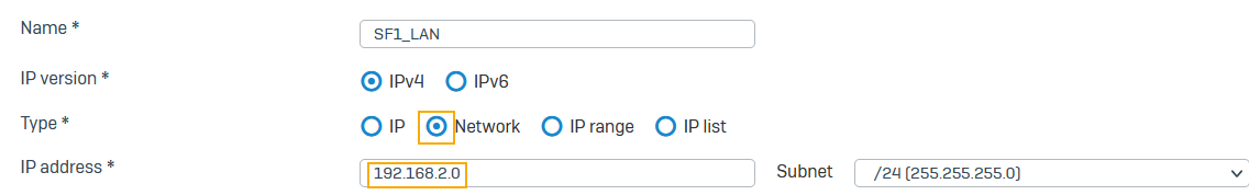 Local LAN IP host configuration on firewall one