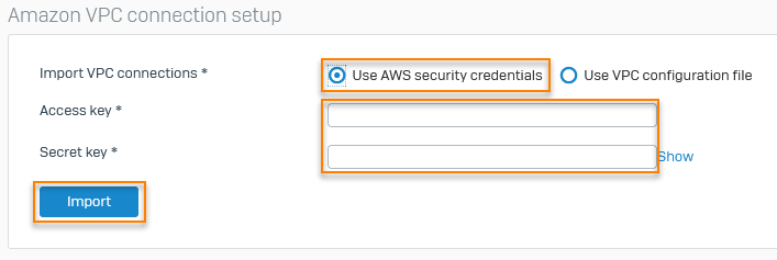 Use AWS security credentials